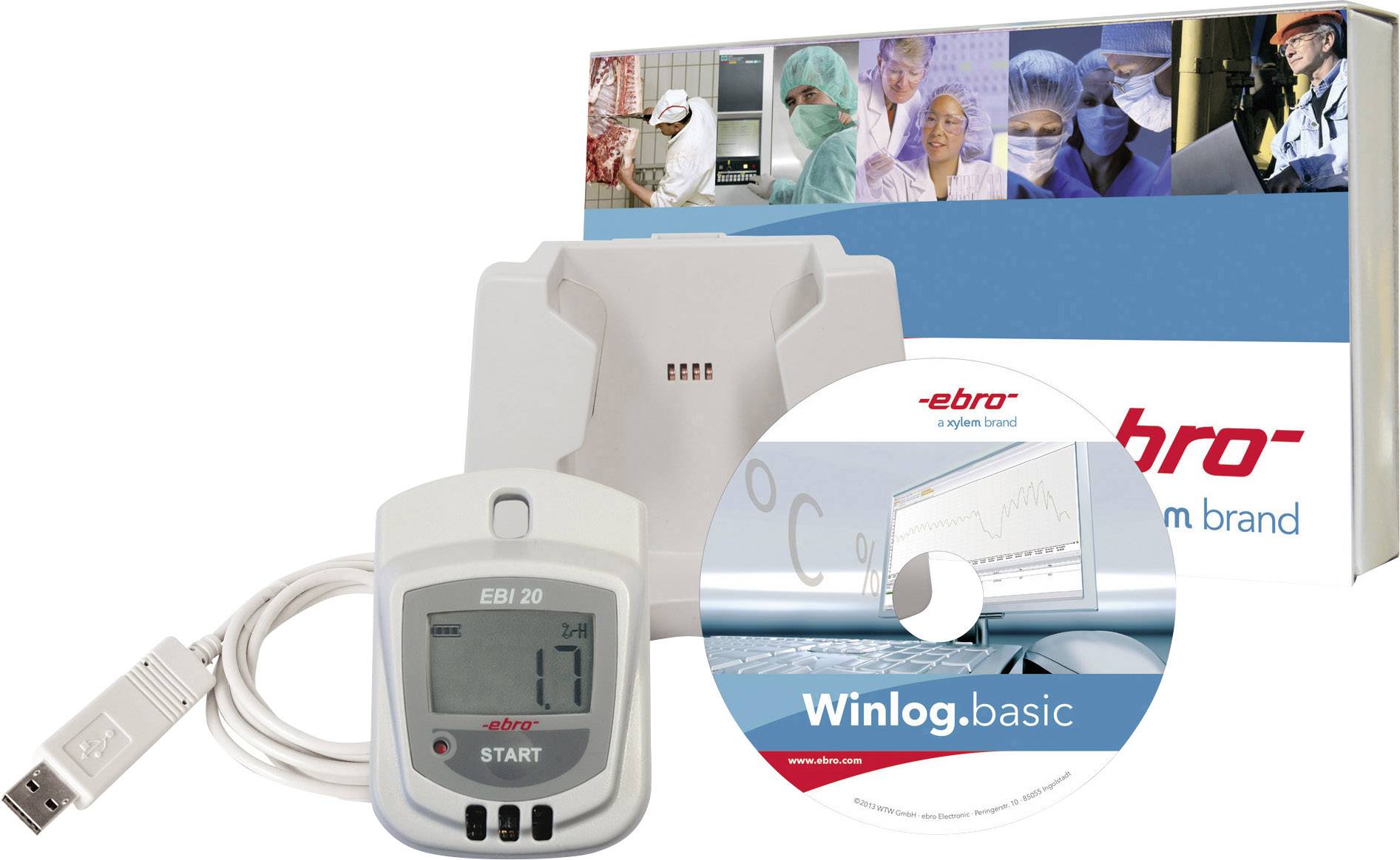 EBRO EBI-20TH Temperature/Relative Humidity Data Logger - Image 2