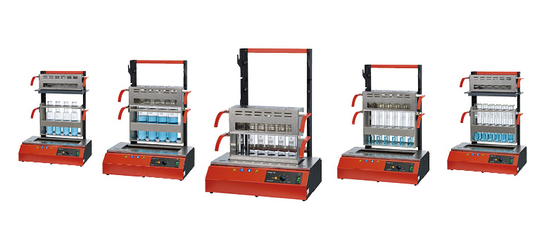 InKjel M series rapid digestion system with manual energy control