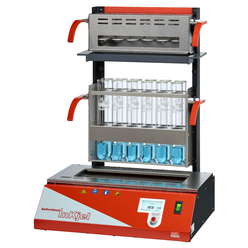Programmable infrared digestion system for 12 glass vessels